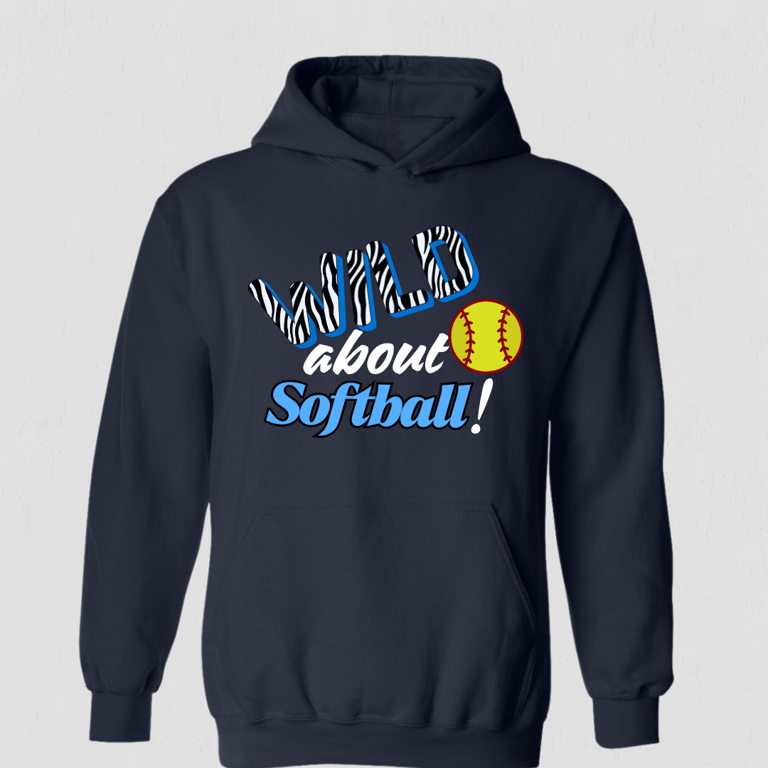 Wild About Softball Hoodie