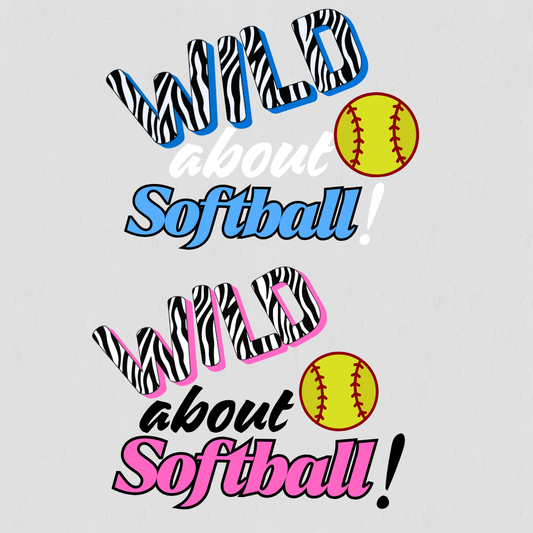 Wild About Softball Hoodie