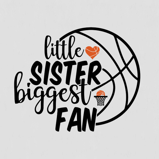 Customized Little Sister Basketball Hoodie