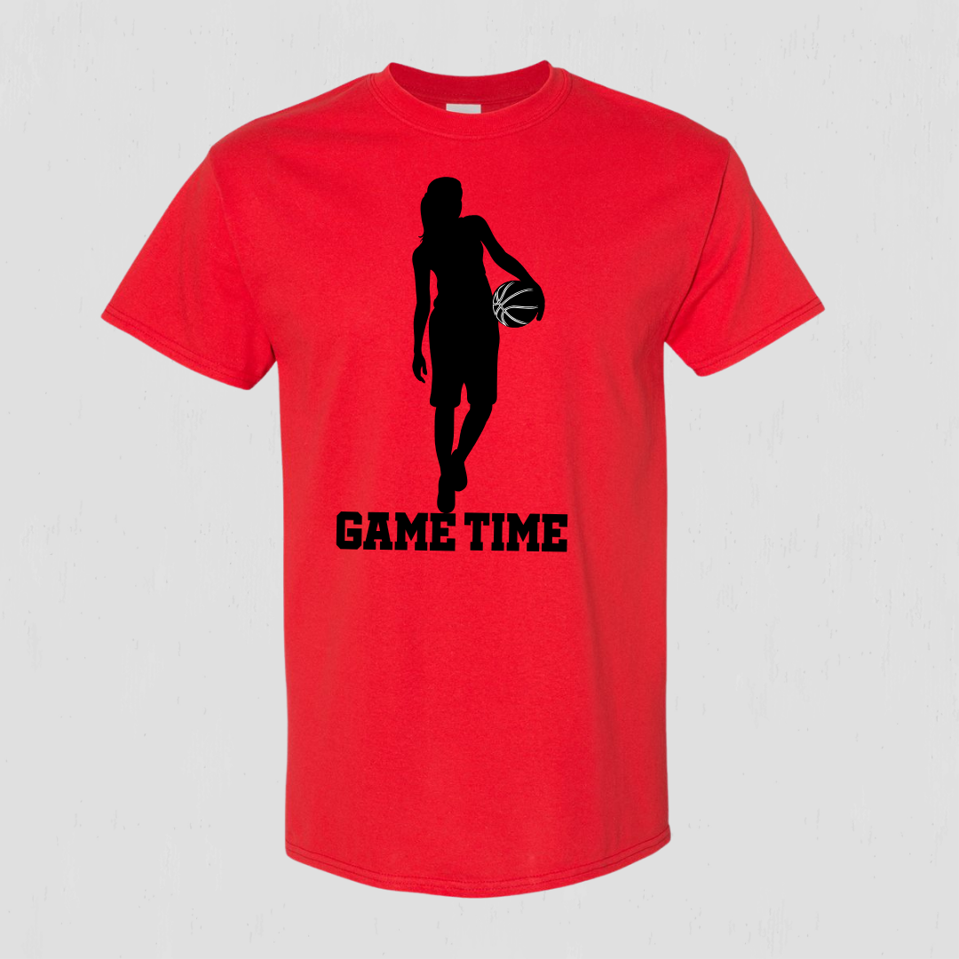 Game-time Basketball T-shirt Girls