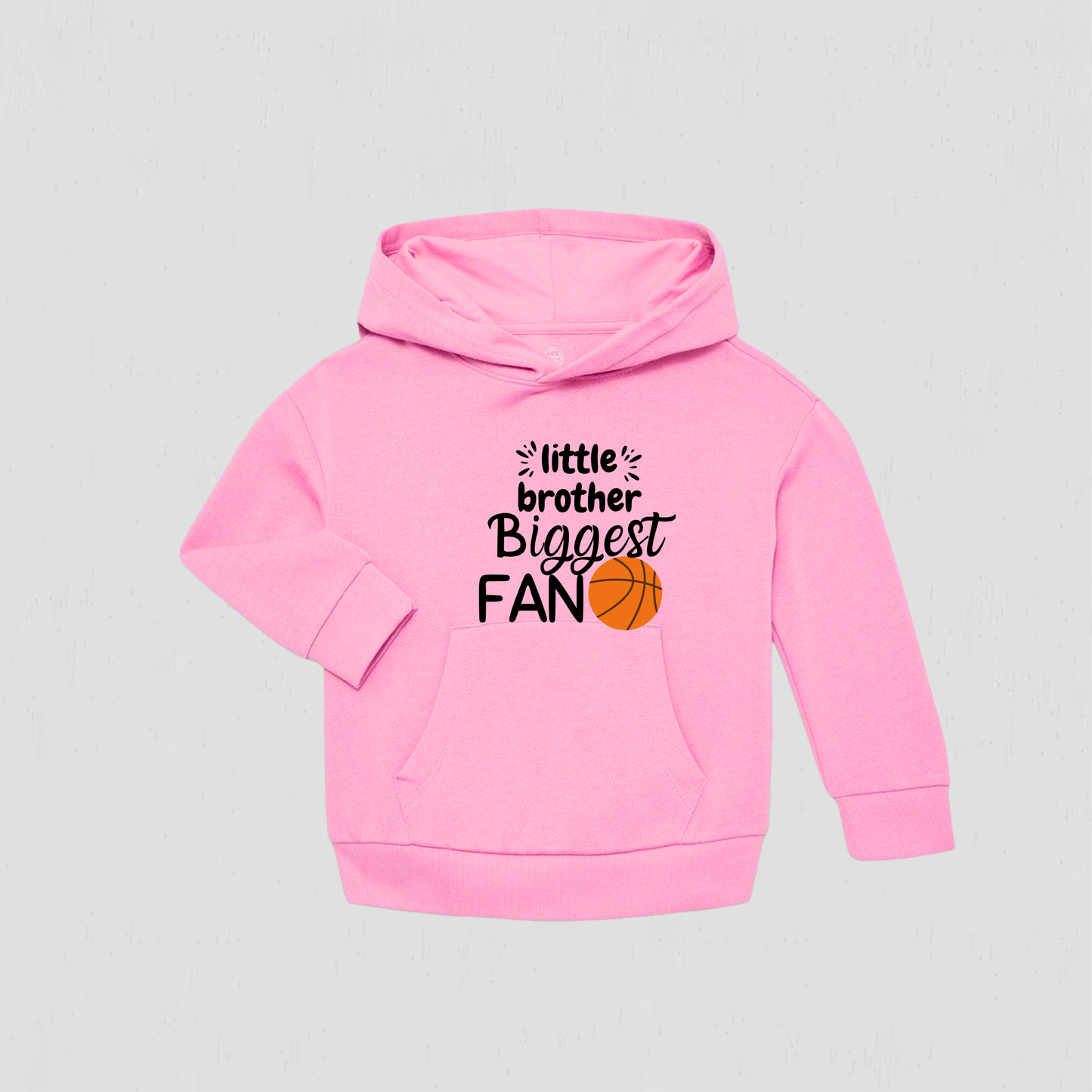 Custom Little Brother, Biggest Fan Basketball Hoodie