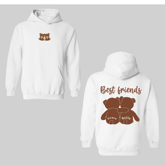 Customized Best Friends Hoodie Gift for Tweens Teenage Best Friends