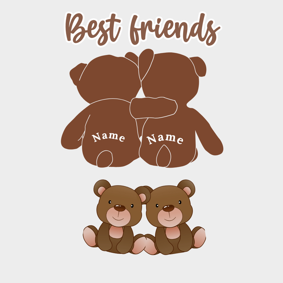 Customized Best Friends Hoodie Gift for Tweens Teenage Best Friends