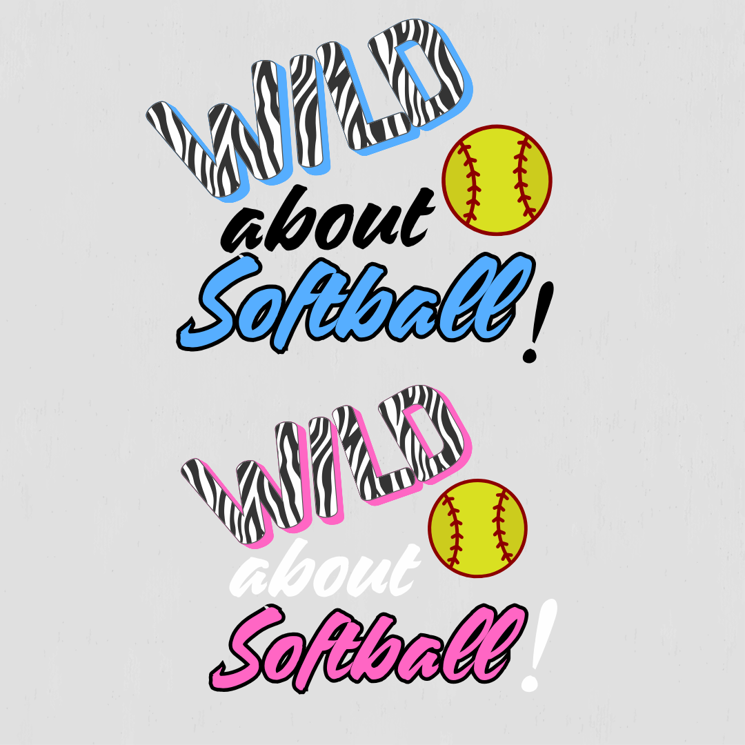 Wild About Softball T-shirt for Youth