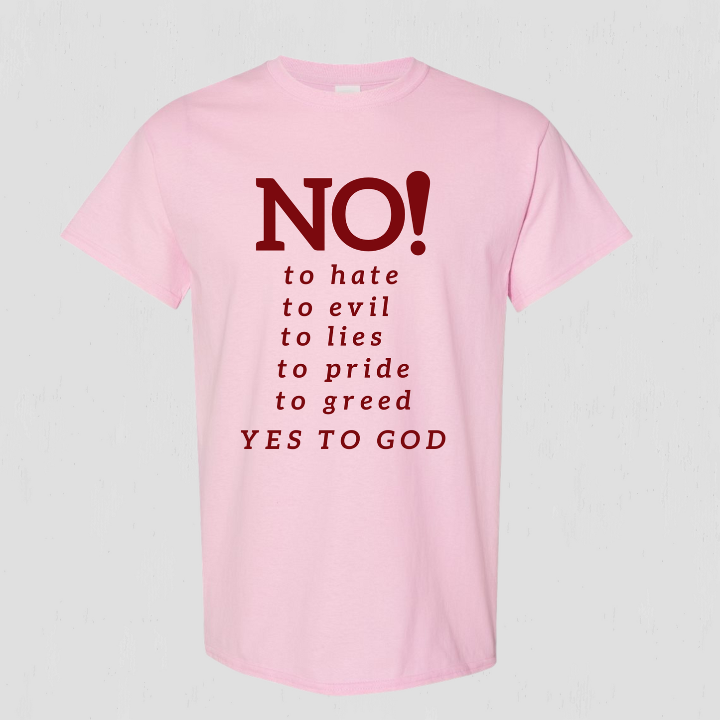 Say NO to Hate Christian T-shirt