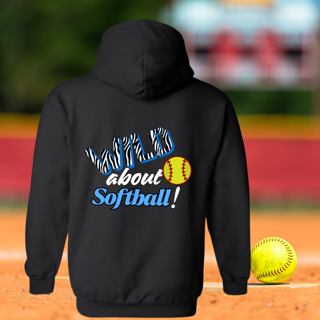 Wild About Softball Hoodie
