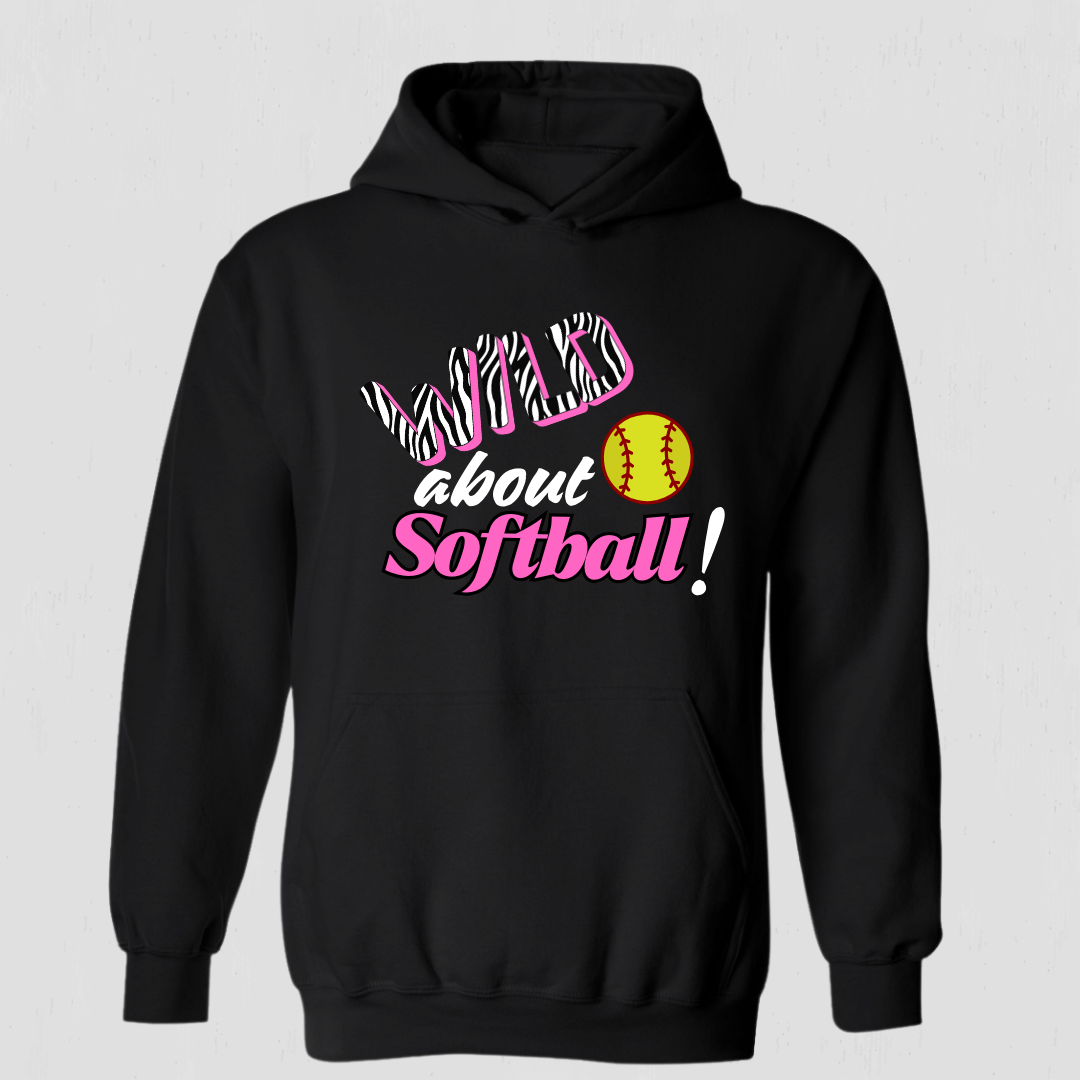 Wild About Softball Hoodie
