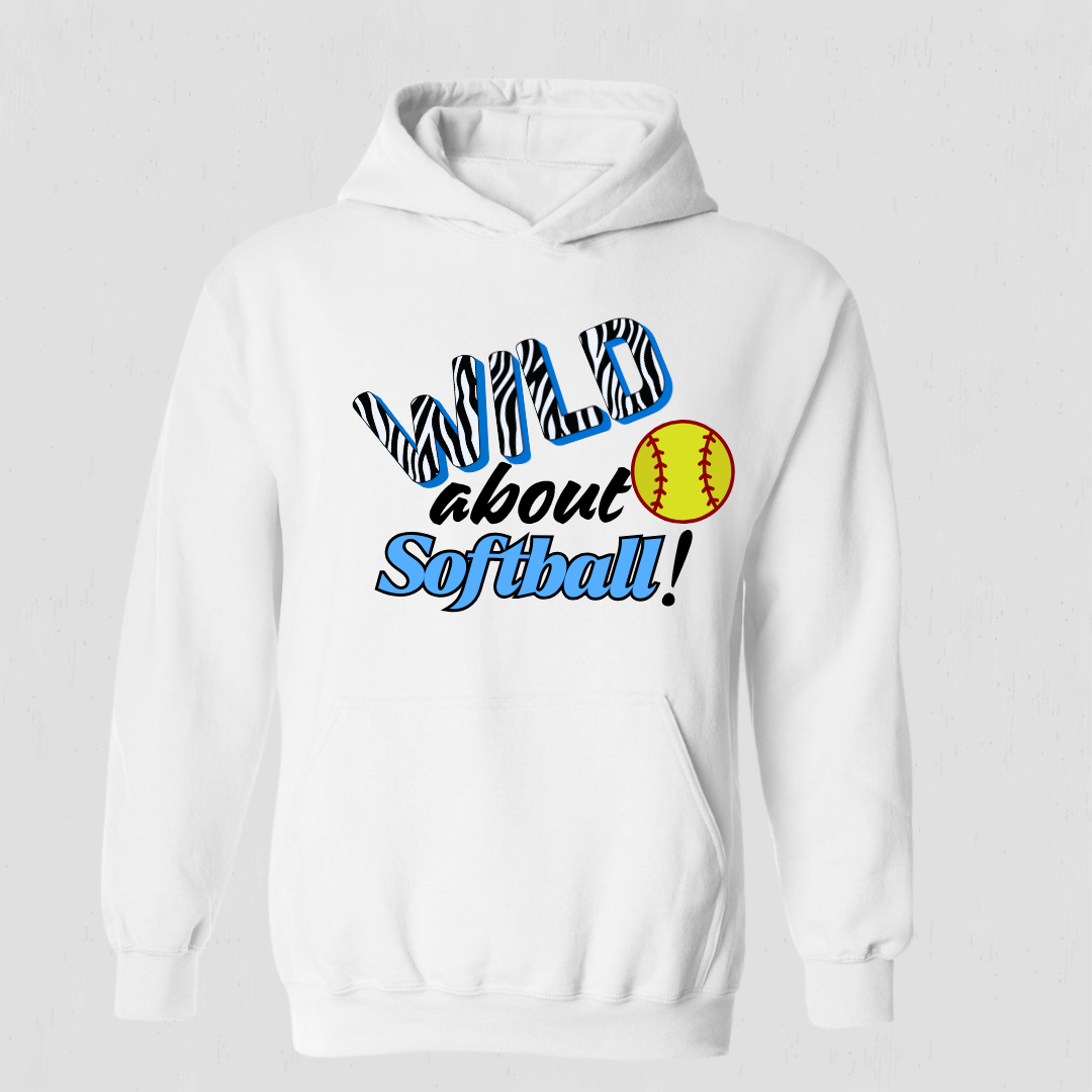 Wild About Softball Hoodie
