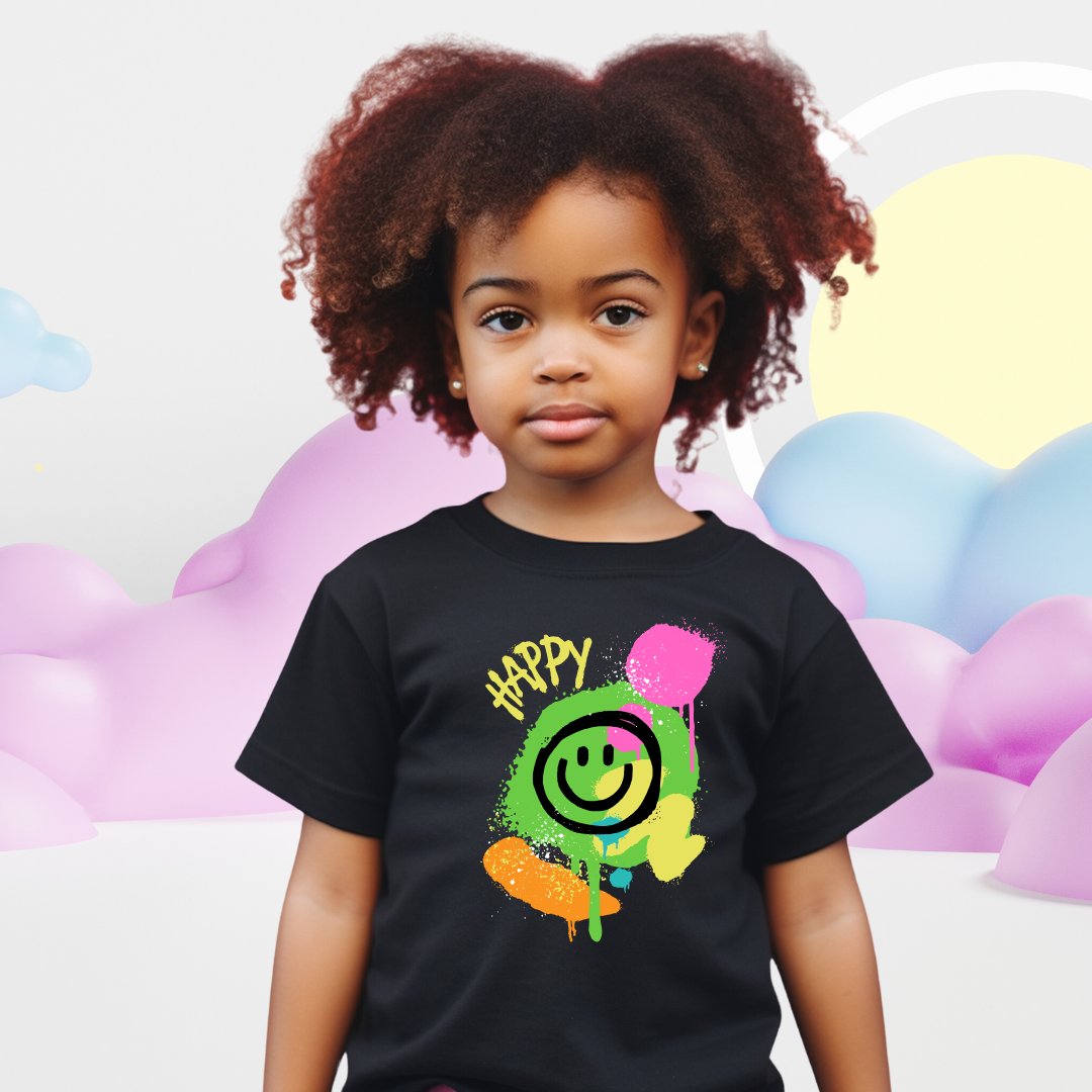 Happy Smiley Face with bright colors