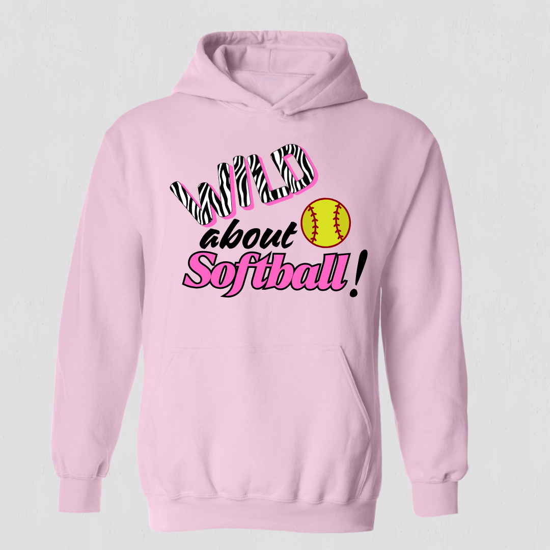 Wild About Softball Hoodie