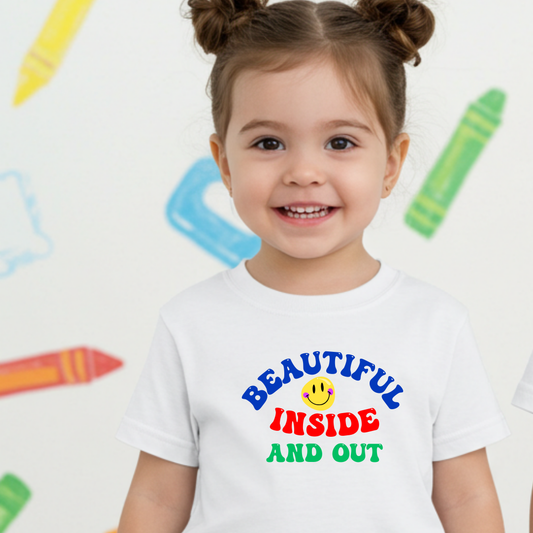Little Girls T-shirt Beautiful inside and out