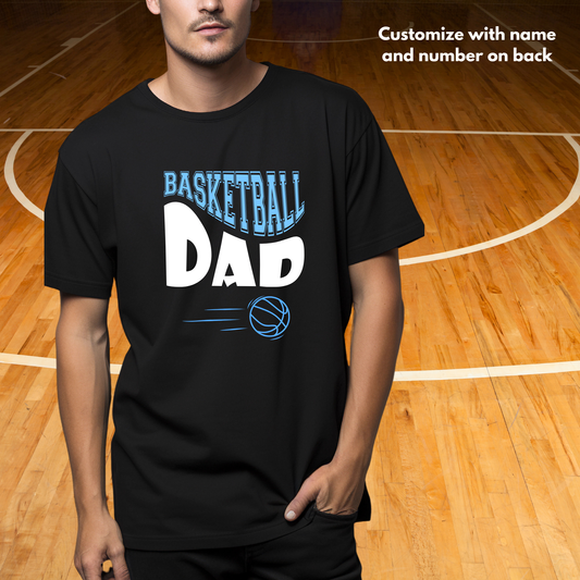Proud Dad Basketball T-shirt