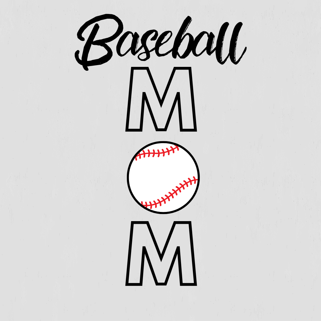 Baseball Mom T-shirt can be customized