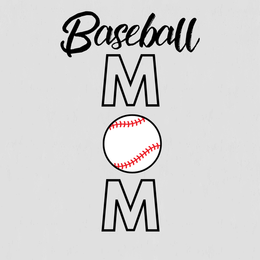 Baseball Mom T-shirt can be customized
