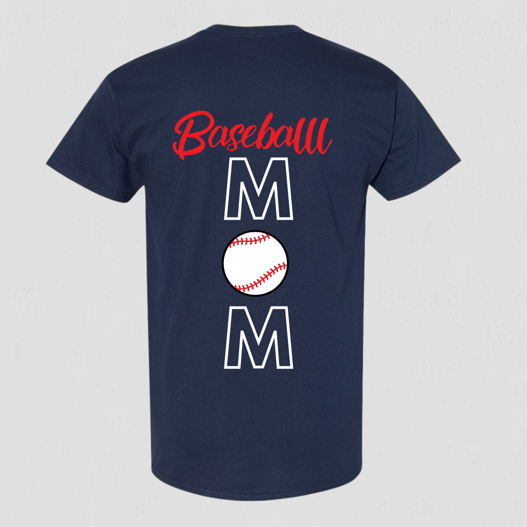 Baseball Mom T-shirt can be customized