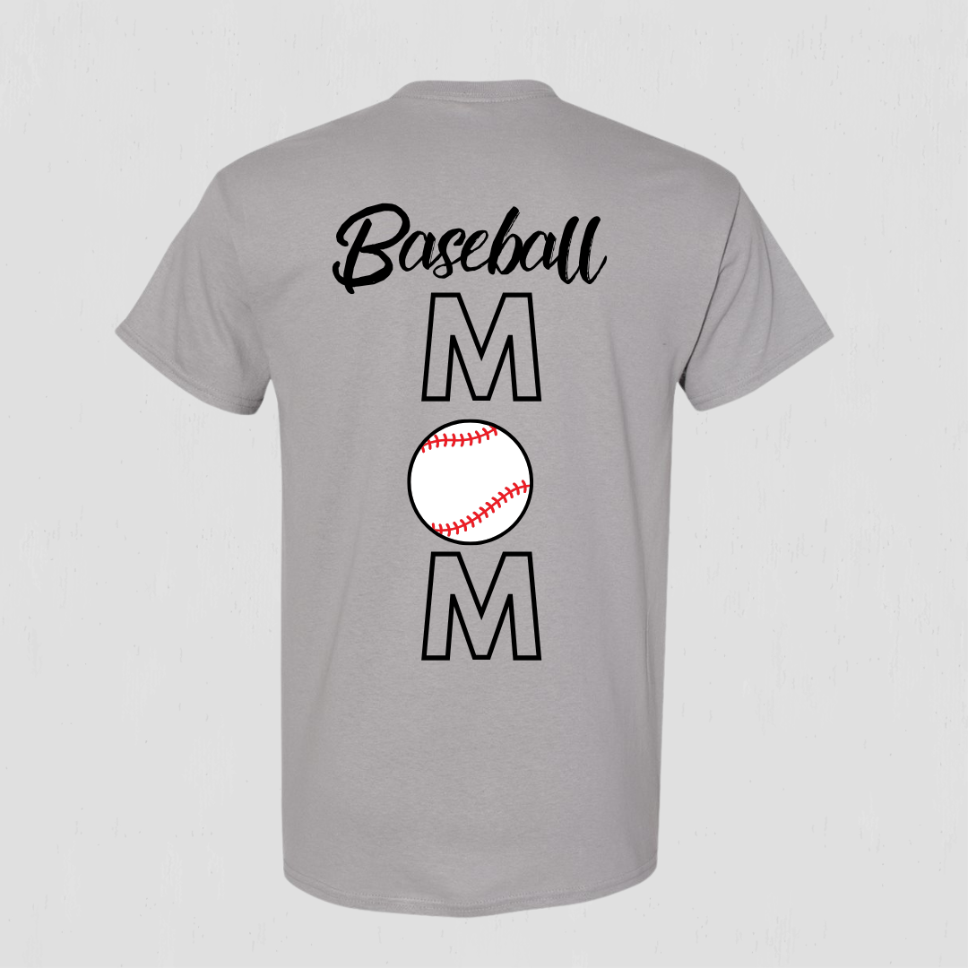 Baseball Mom T-shirt can be customized