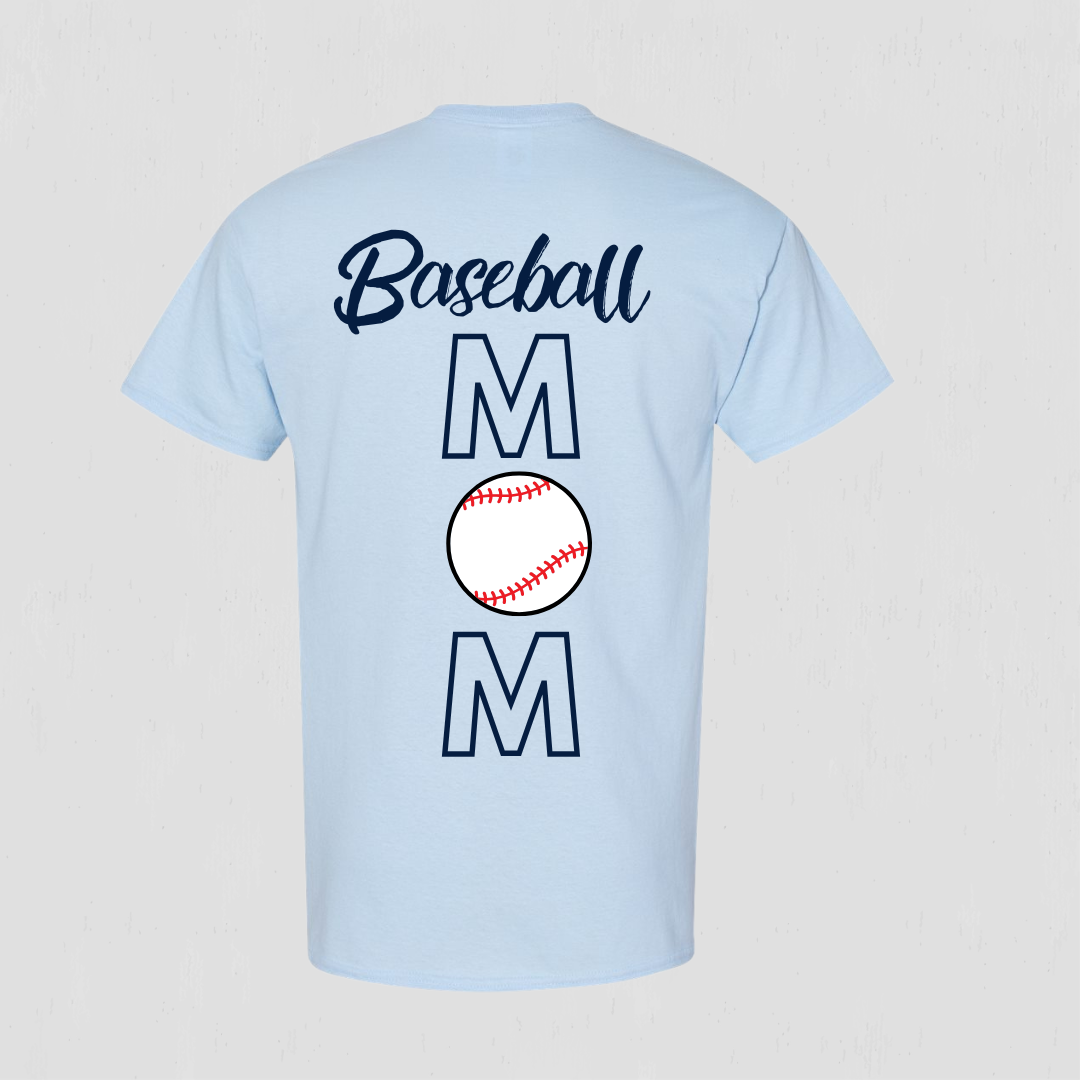 Baseball Mom T-shirt can be customized