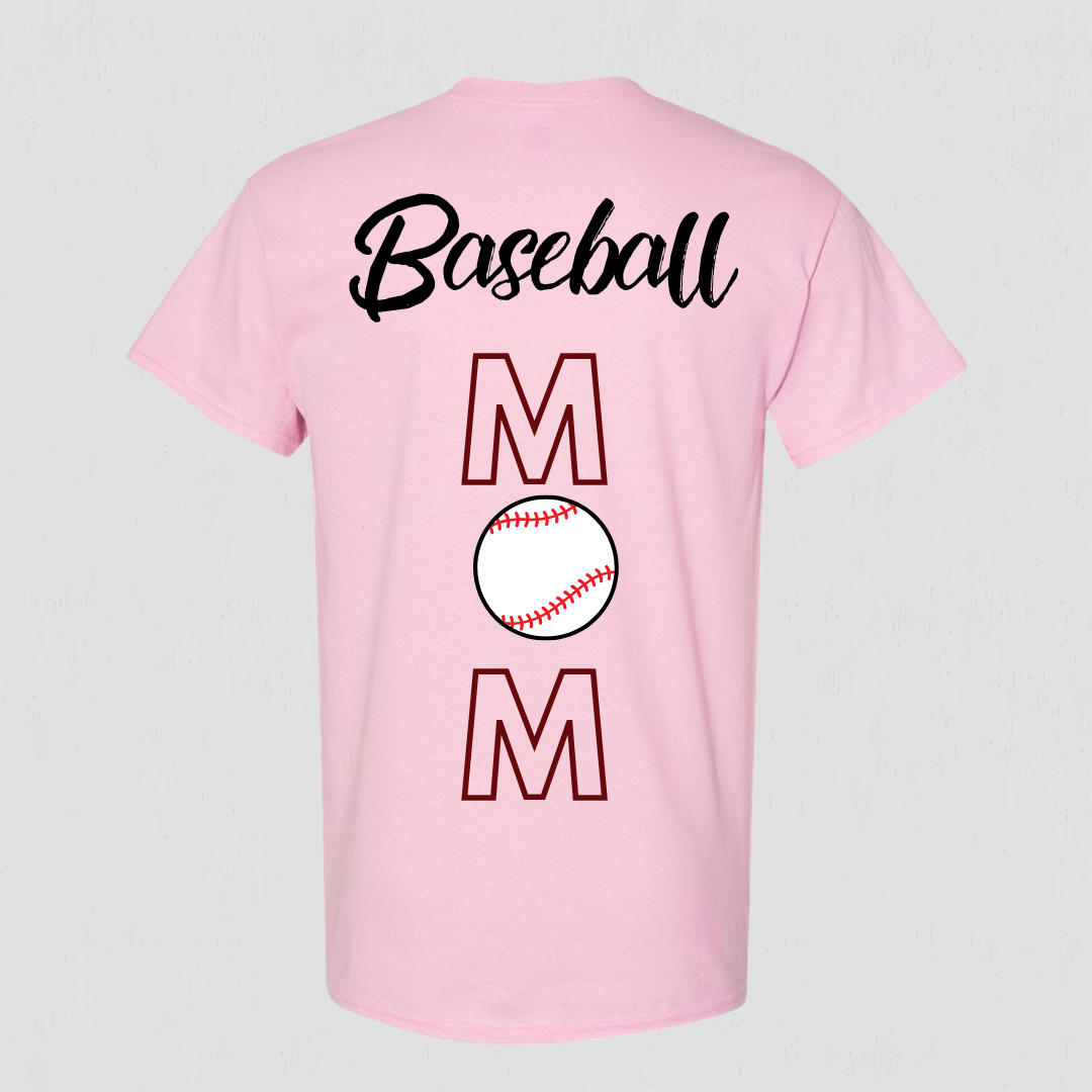 Baseball Mom T-shirt can be customized