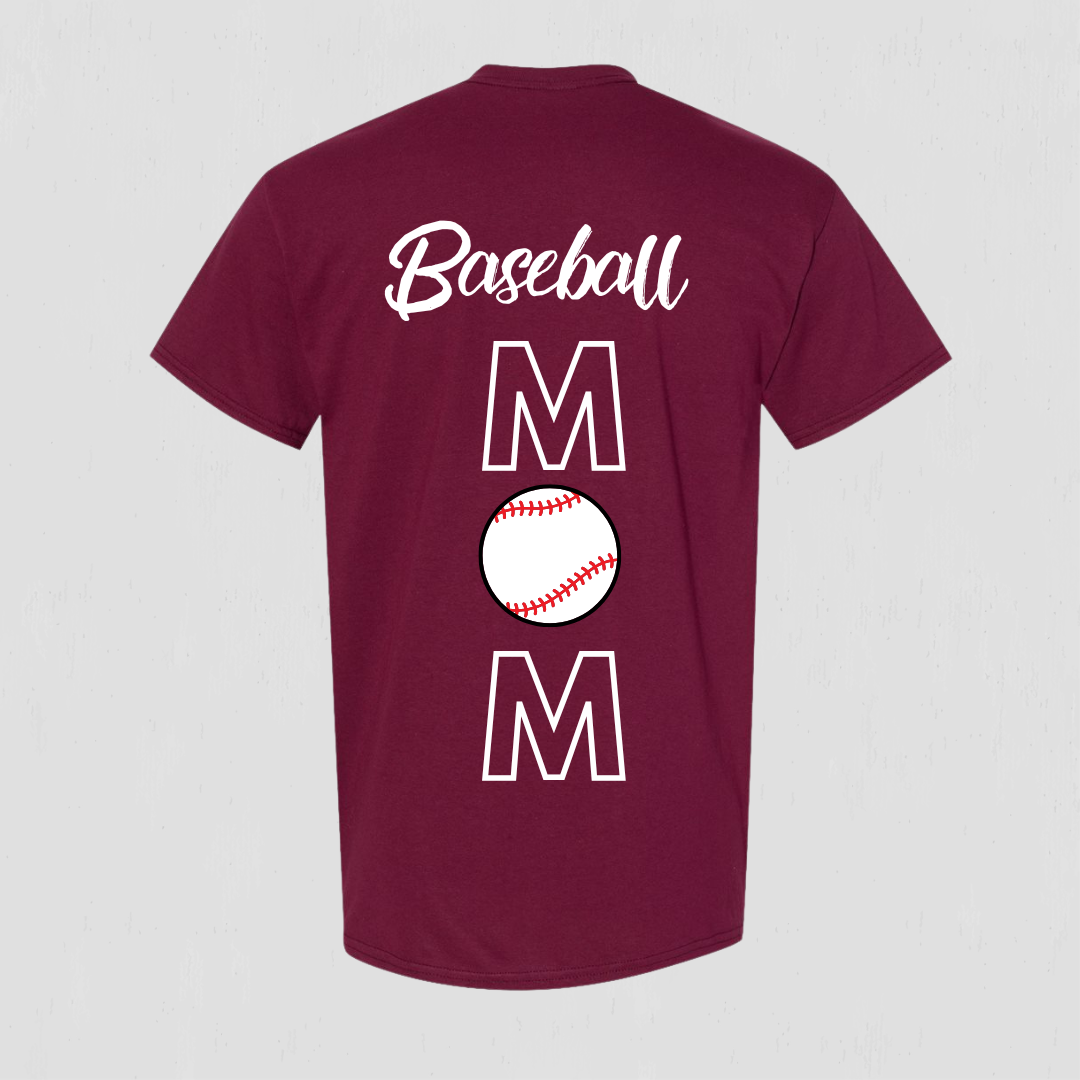 Baseball Mom T-shirt can be customized