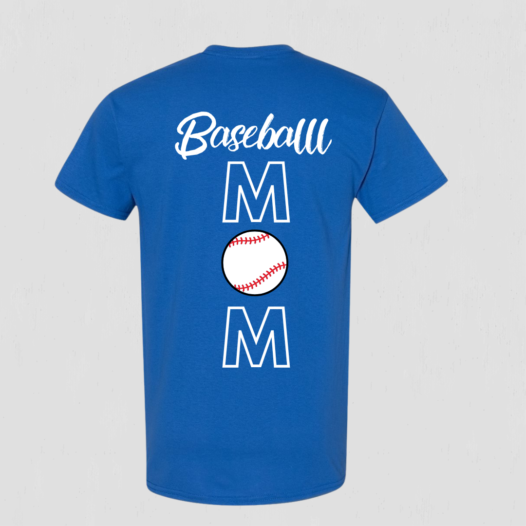 Baseball Mom T-shirt can be customized