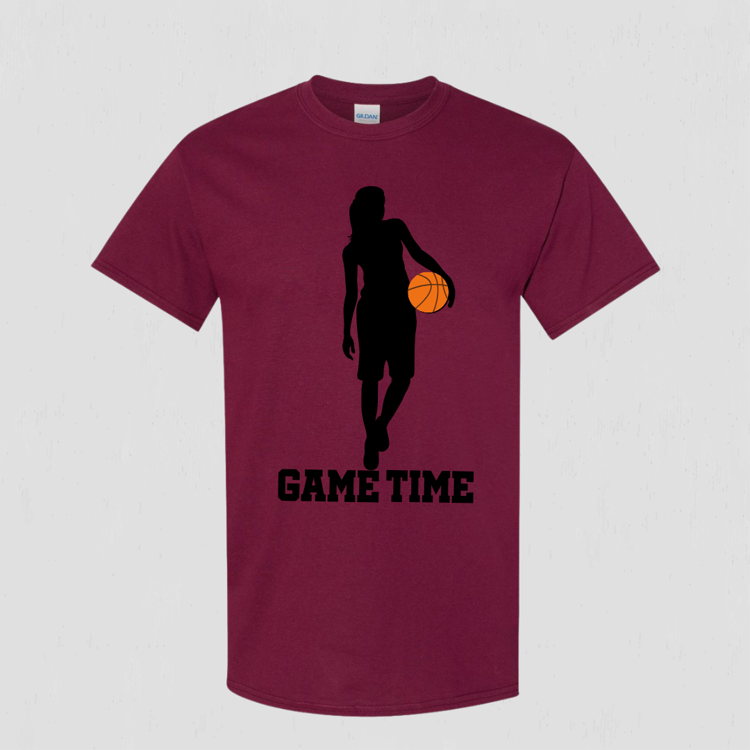 Game-time Basketball T-shirt Girls