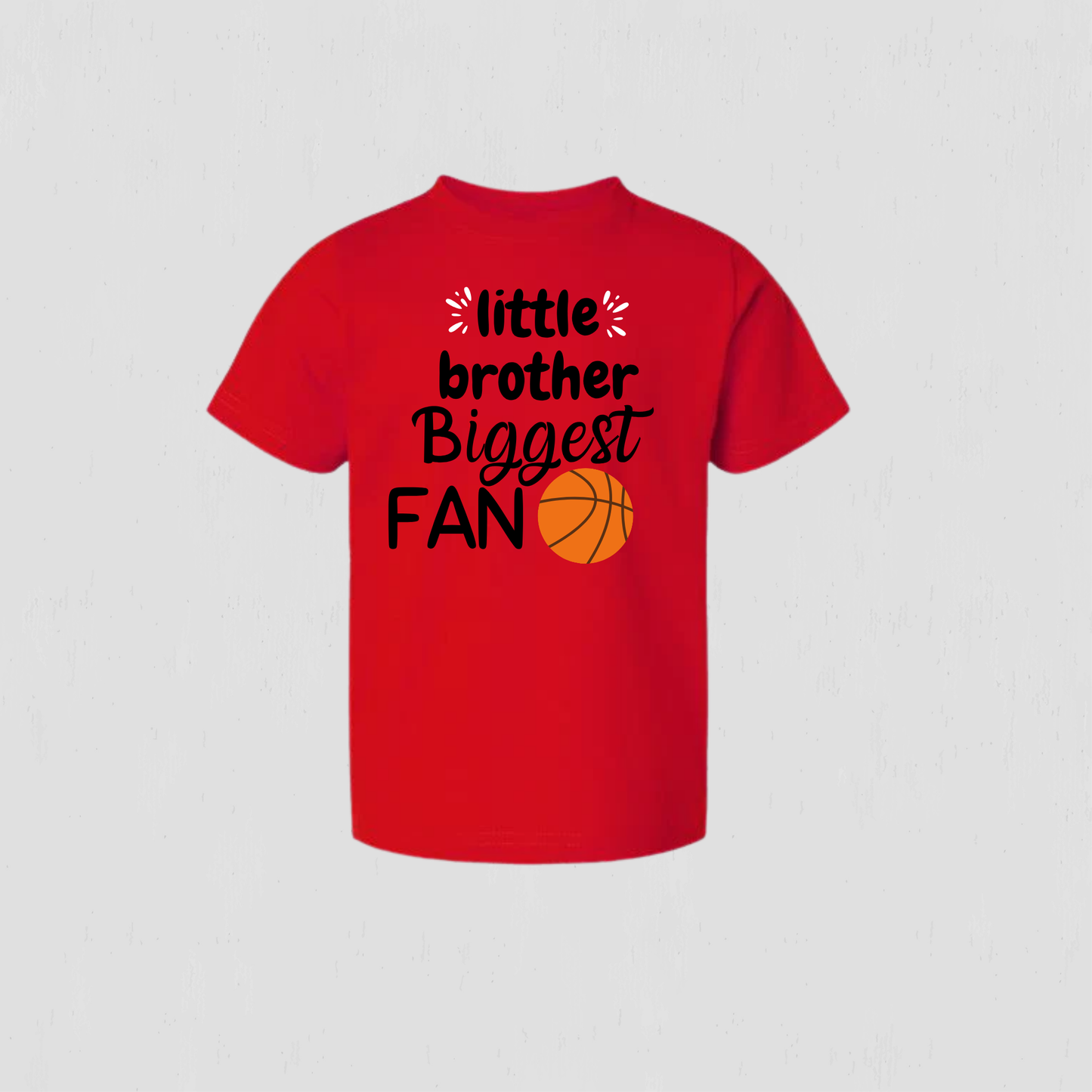 Little Brother Basketball T-shirt for toddlers