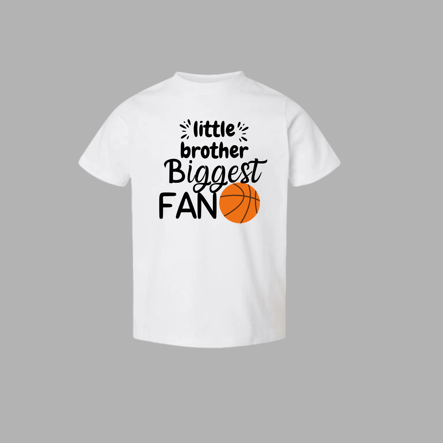 Little Brother Basketball T-shirt for toddlers