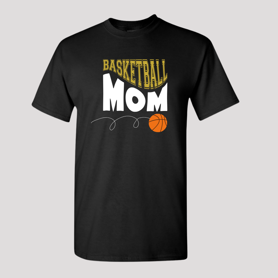 Customized Mom Basketball T-shirt