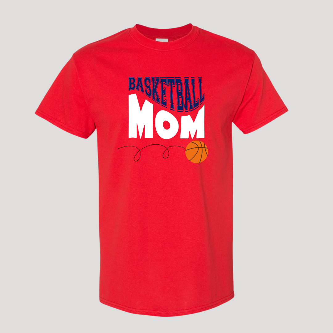 Customized Mom Basketball T-shirt