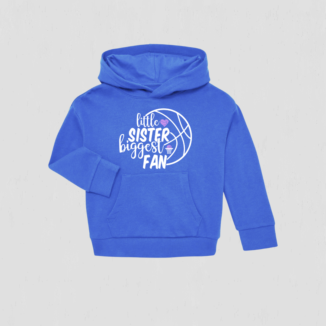Customized Little Sister Basketball Hoodie
