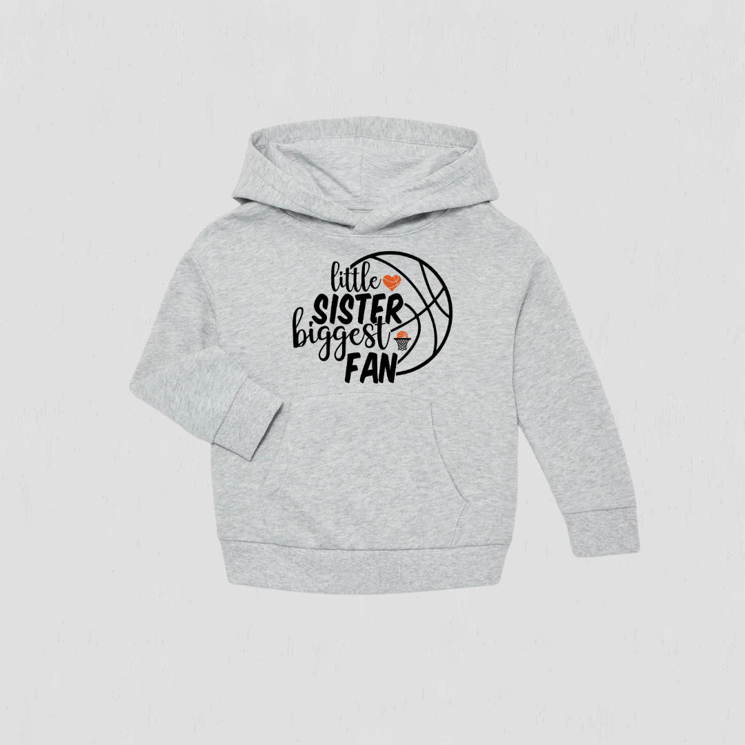 Customized Little Sister Basketball Hoodie