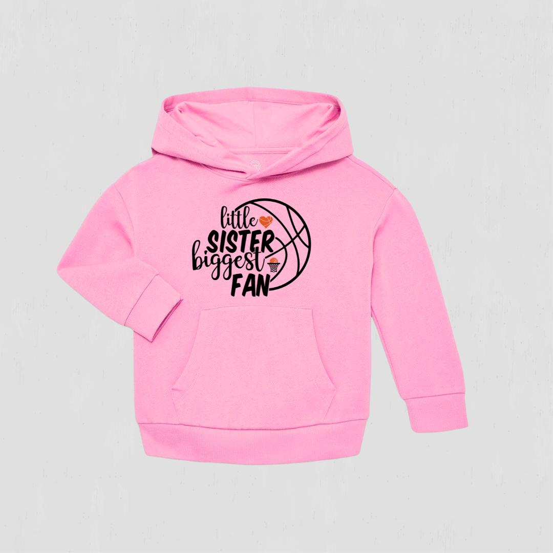 Customized Little Sister Basketball Hoodie