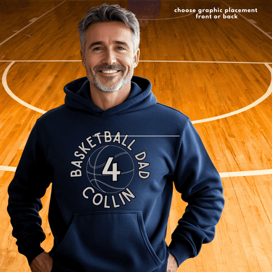 Dad Basketball Custom Hoodie