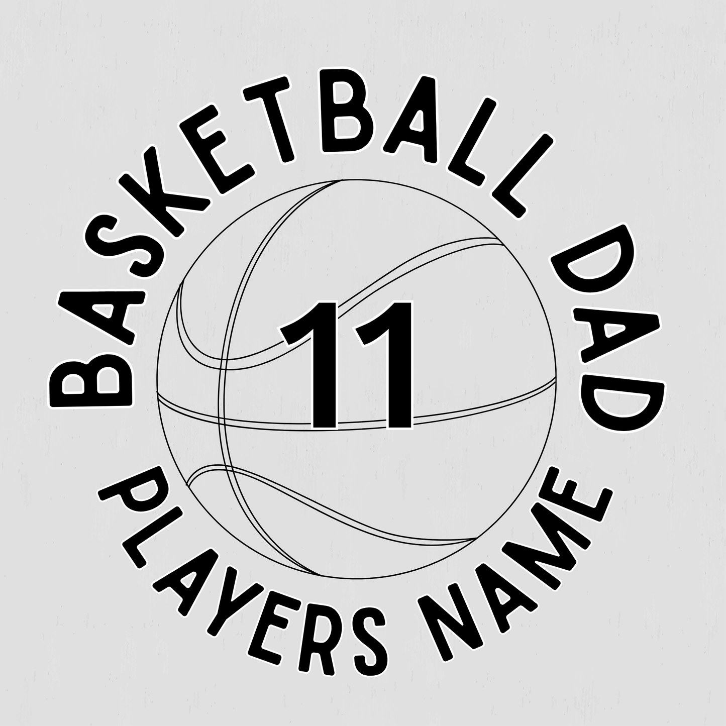 Dad Basketball Custom Hoodie