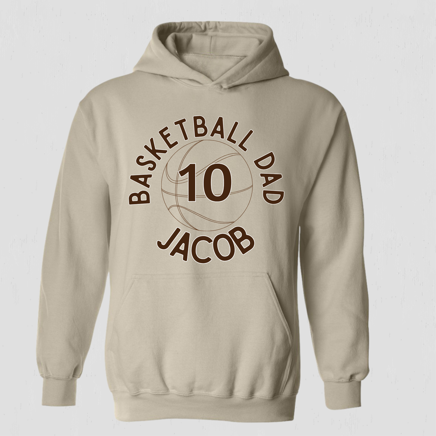 Dad Basketball Custom Hoodie