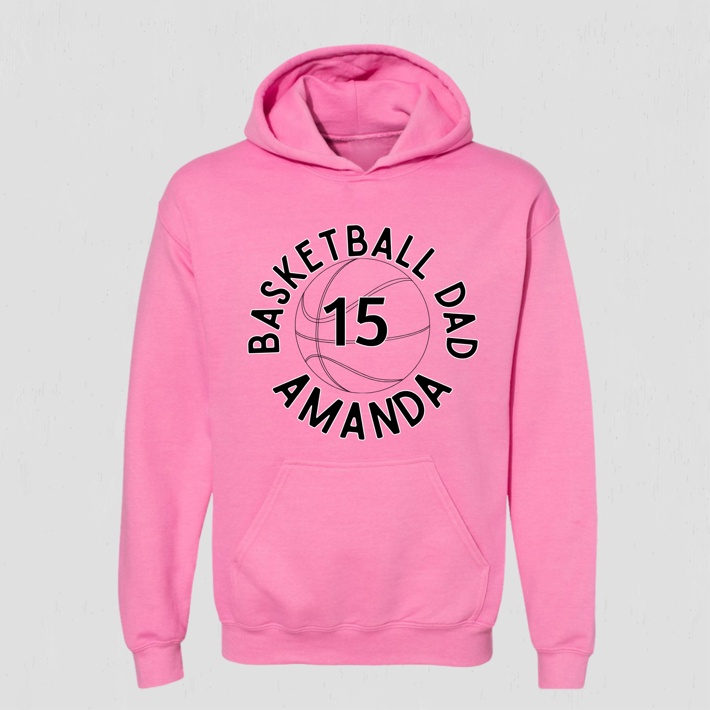 Dad Basketball Custom Hoodie