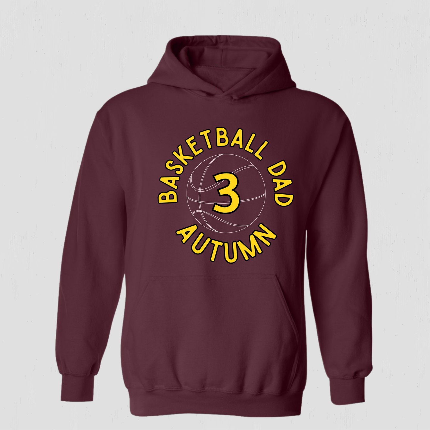 Dad Basketball Custom Hoodie