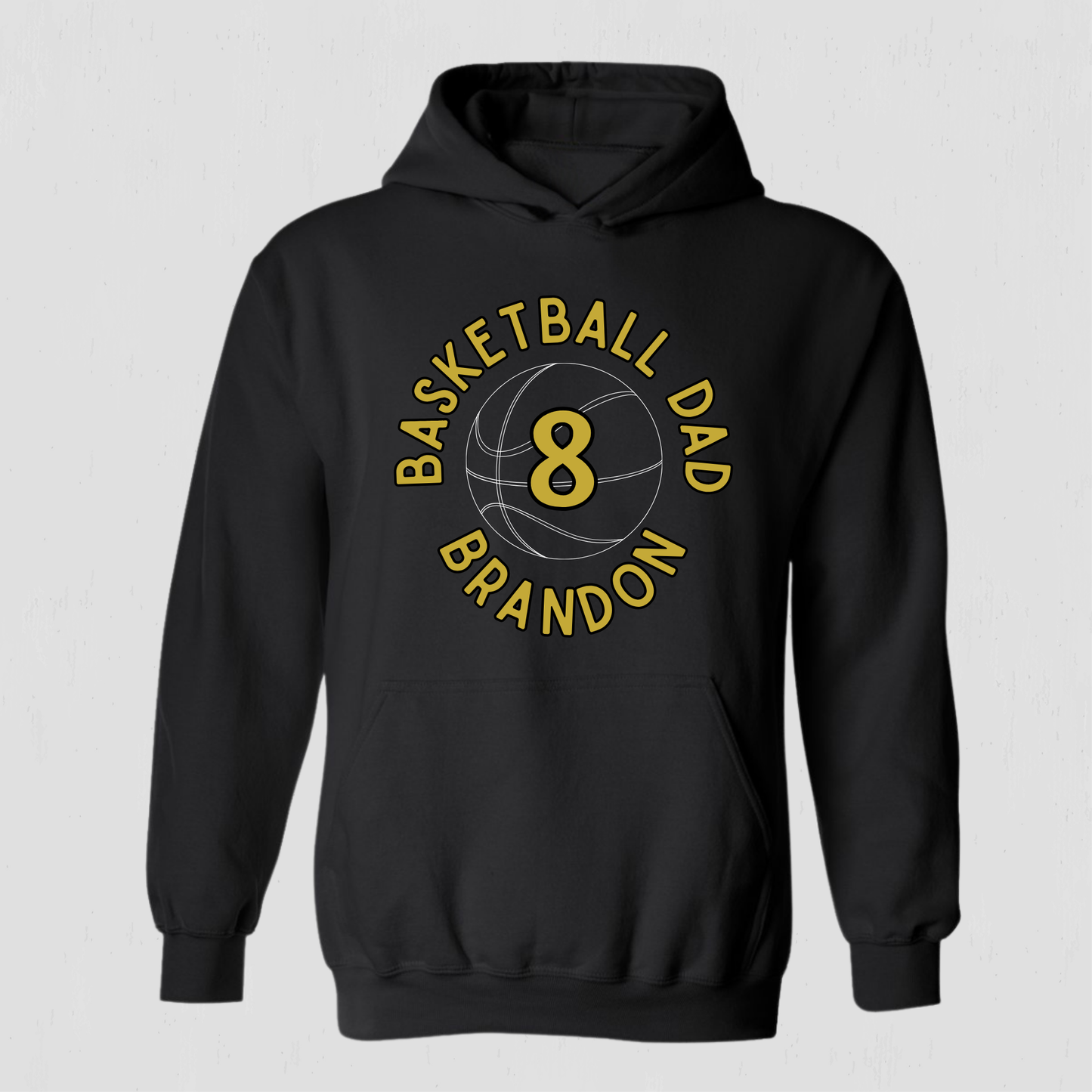 Dad Basketball Custom Hoodie