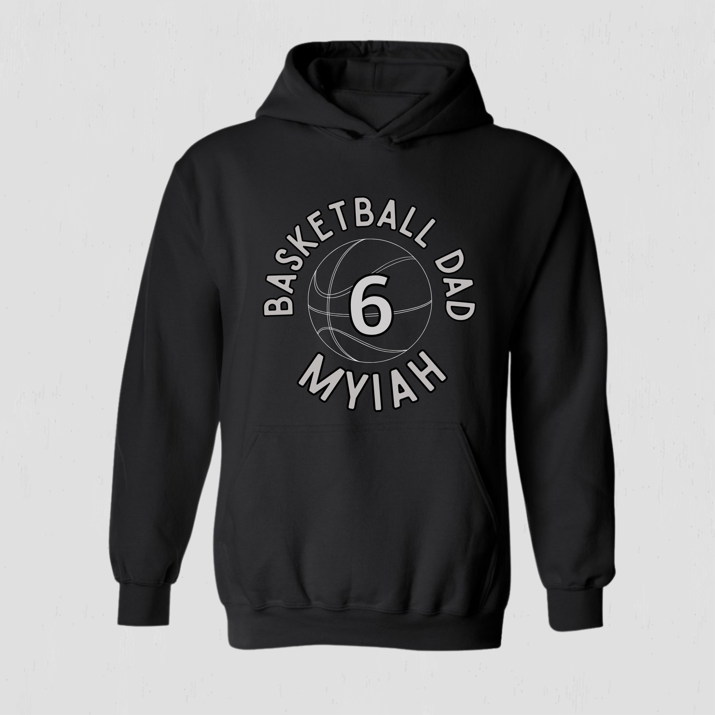Dad Basketball Custom Hoodie