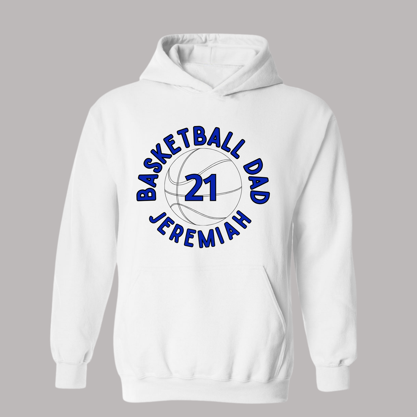 Dad Basketball Custom Hoodie