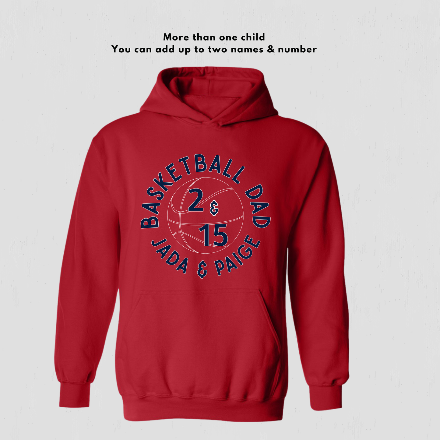 Dad Basketball Custom Hoodie