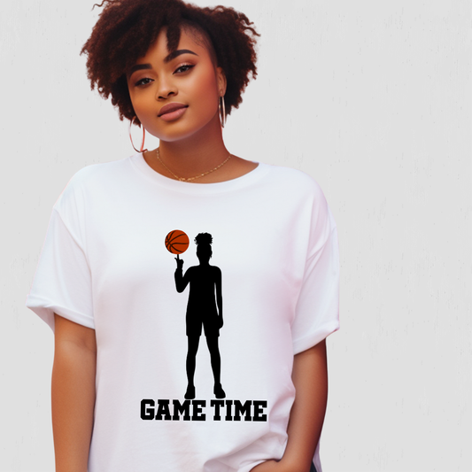 Lady Hoopers-Basketball Tee
