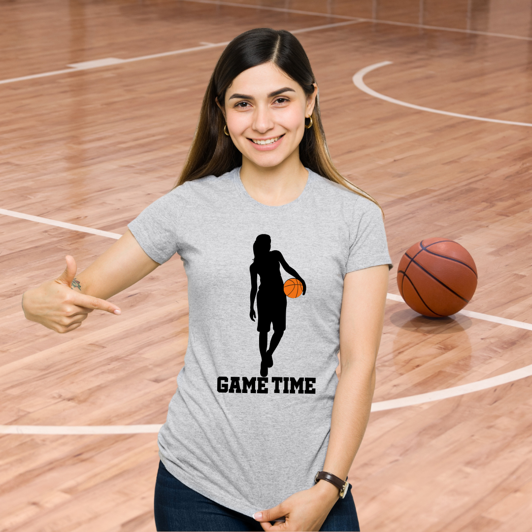 Game-time Basketball T-shirt Girls