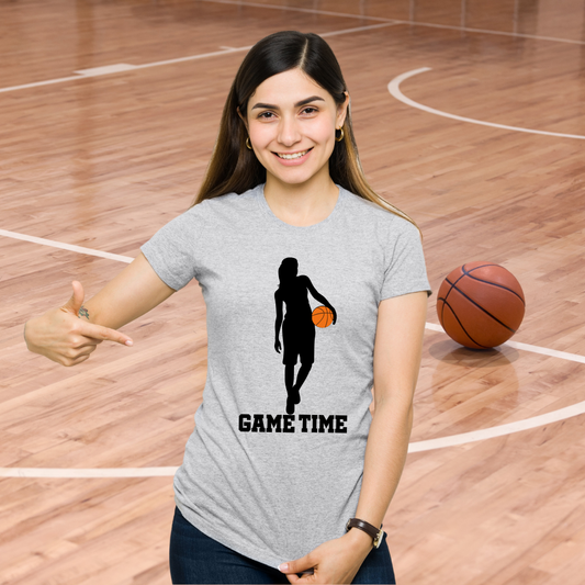Game-time Basketball T-shirt Girls