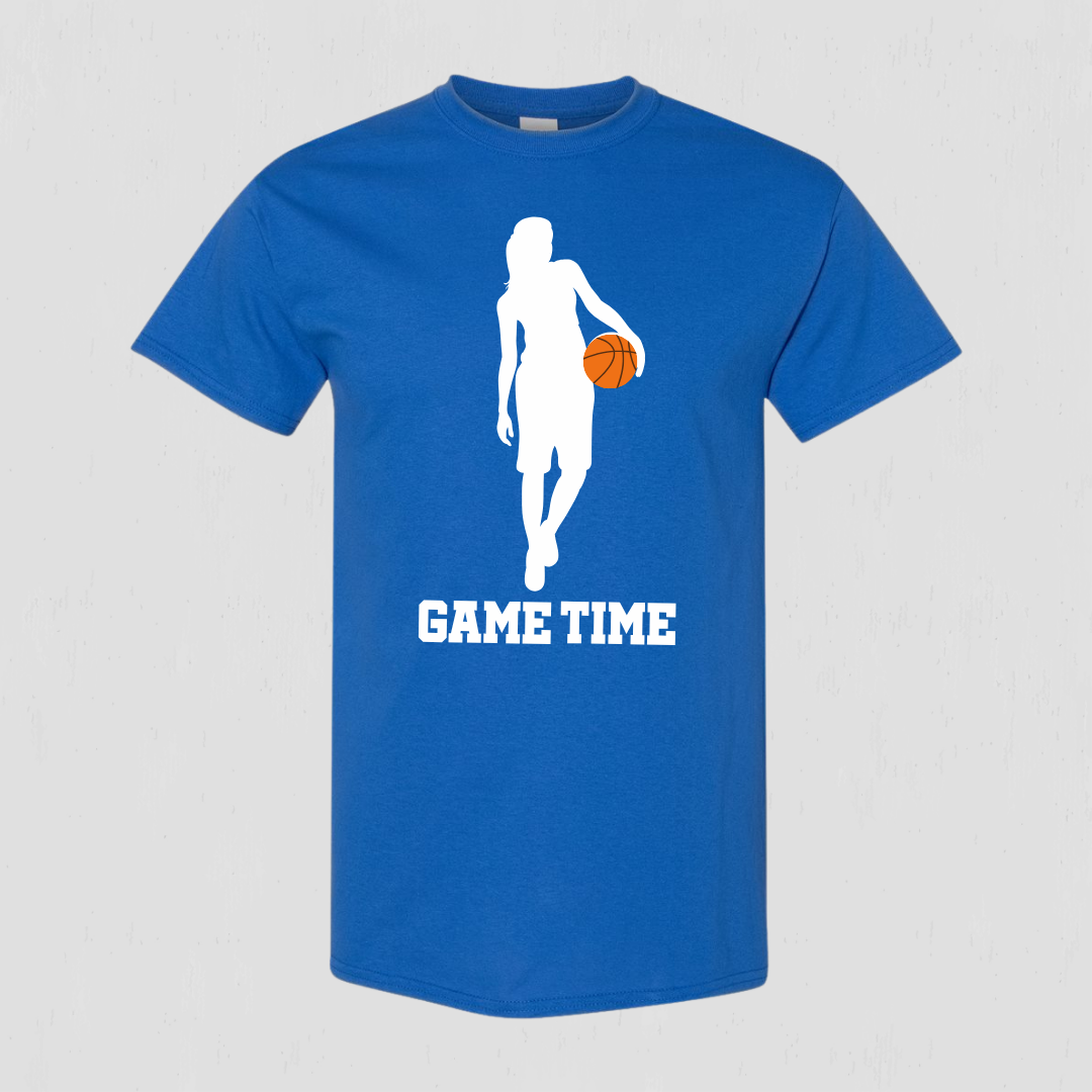 Game-time Basketball T-shirt Girls