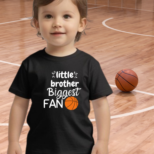 Little Brother Basketball T-shirt for toddlers