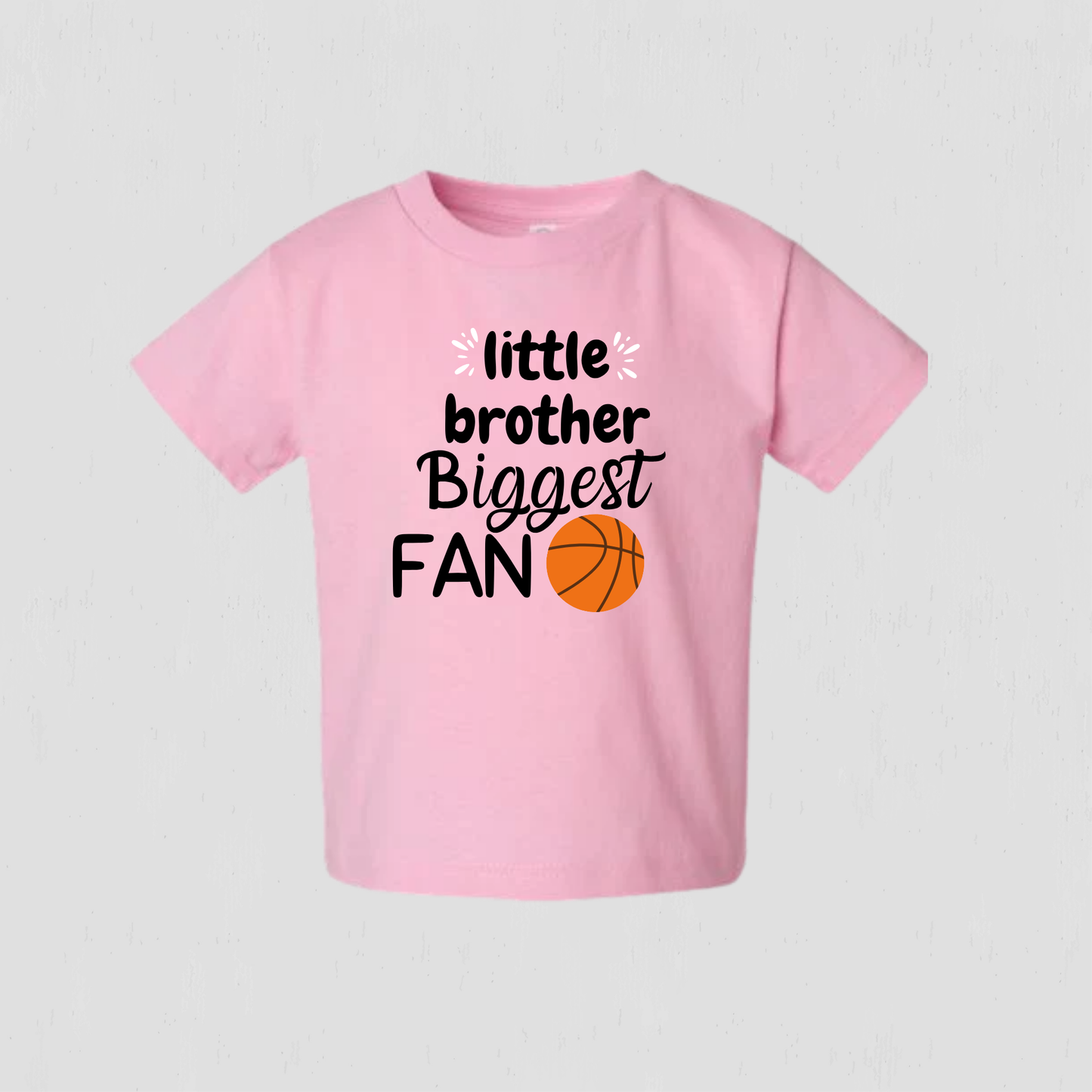 Little Brother Basketball T-shirt for toddlers