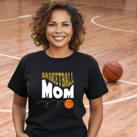Customized Mom Basketball T-shirt