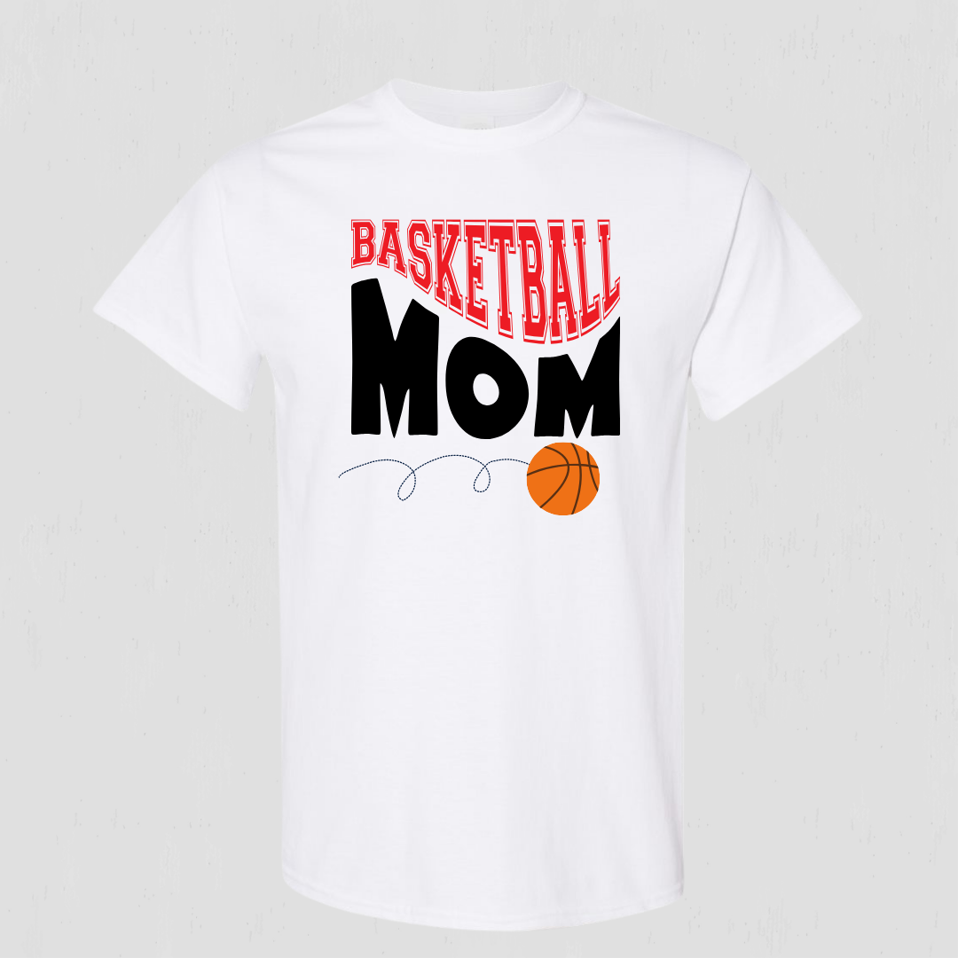 Customized Mom Basketball T-shirt