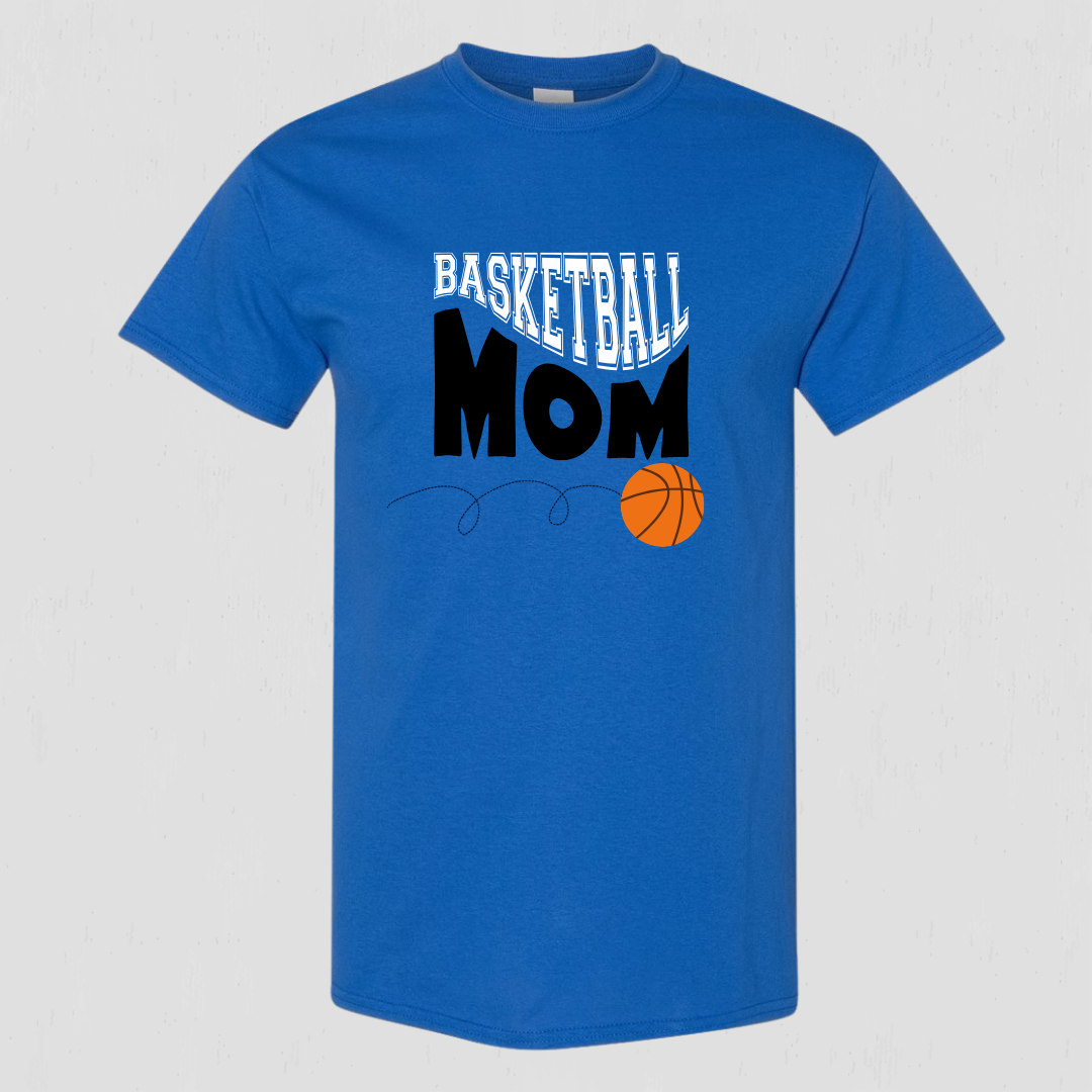 Customized Mom Basketball T-shirt